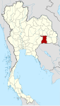 Thailand Surin locator map